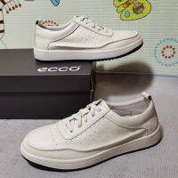 Original Ecco mens outdoors casual sports Running shoes sneakers Slip-On leather AY90602