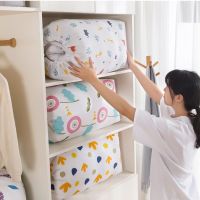 SUPO DEPOT - Large Quilt Storage Bag Wardrobe Organizer Foldable Clothes Basket Waterproof Dustproof Cylinder - Nordic Series