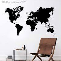 Wall stickers✐℗ 13guejudroto1971 Novo mapa do mundo vinil adesivo de parede wallstickers removível papel para sala estar quarto decoração decalques crianças