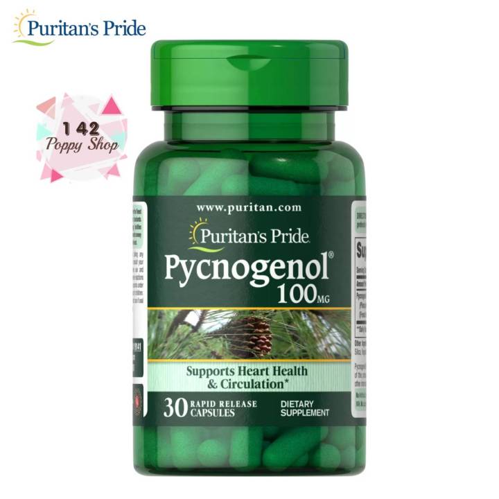 เปลือกสนฝรั่งเศส-puritans-pride-pycnogenol-100-mg-30-capsules