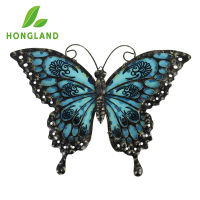 Metal Butterfly Wall Art for Home Decoration Garden Sculpture Statue Outdoor Indoor Ornaments of Living Room Bedroom