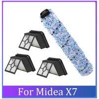 ชิ้นส่วนอะไหล่สำหรับ Midea X7ไร้สายเครื่องซักผ้าชั้นทำความสะอาดหลักแปรง HEPA กรองอุปกรณ์เสริมเครื่องดูดฝุ่น