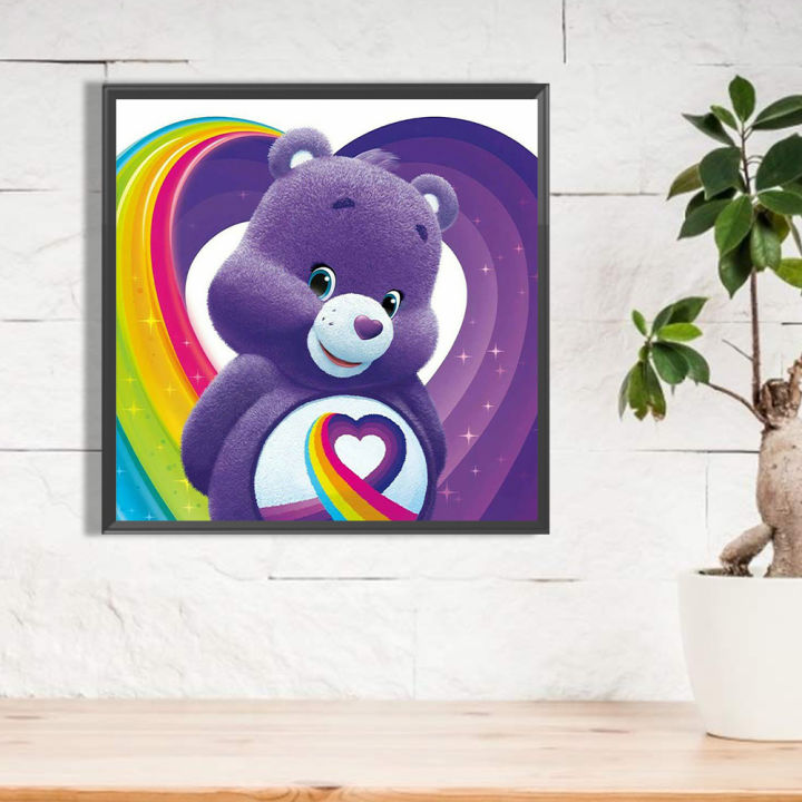 ชุดหมีภาพวาดเพชร5d-เจาะเต็มรอบแบบ-diy-ศิลปะหัตถกรรมตกแต่งบ้าน