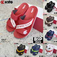 kito รุ่น raptor AB15 รองเท้าแตะ ชาย หญิง size 36-43 ดีไซน์ทันสมัยเหมาะกับไลฟ์สไตล์วัยรุ่น พื้นหนานุ่ม น้ำหนักเบา สวมใส่สบาย ของแท้ 100%