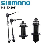 SHIMANO ฮับ TX505และ RT10 160มม. โรเตอร์8 9 10ความเร็วสำหรับจักรยานจักรยานเสือภูเขา MTB ตัวล็อคตรงกลางล้อจักรยานดิสก์ดุมเบรค32ลูกปัดมีรู