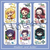 【hot sale】 ✈❐✗ B11 Anime Cartoon Demon Slayer Student School ID Card Cover Bus Card Metro Card Holder