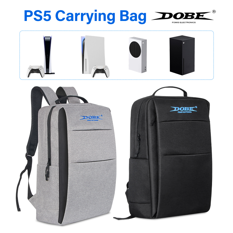 Headset Cable Organising & Accessories DOBE Travel Carrying Case Bag for PS5 & Xbox Series X|S Carry Backpack for Games 