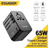 อะแดปเตอร์ Gxal46093เครื่องชาร์จออลอินวันพร้อม USB 65W และชนิด C ติดผนังสำหรับปลั๊กออสชาร์จ