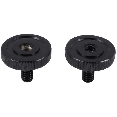 ”【；【-= Thumb Screw Camera Quick Release 1/4 Inch Thumbscrew L Bracket Screw Mount Adapter Bottom 1/4 Inch-20 Female Thread (Pack Of 2)