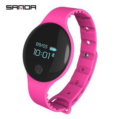 Sanda SD01 smart watch male middle school girl vibration alarm clock bracelet Bluetooth step counter childrens electronic watch