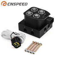 12V Air Ride Suspension Bag Controller โซลินอยด์วาล์ว Manifold Kit 4-Corner 300psi