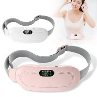 ◙ PizzaBurger Menstrual Heating Warm Waist Period Cramp Massager Dysmenorrhea Relieving