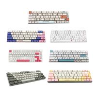 （Miss qis keycap） XDA ปุ่มกดความสูงตั้ง127ชิ้นปุ่มกดกล PBT ย้อมระเหิดปุ่มกดกระบวนการ ForMXKeyboard Cap