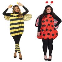 Adult Child Cute Cosplay Bumble Bee Costume Sets 2023 Unisex Stage Show Halloween Carnival Dress Up Party Fancy Dress Hombre