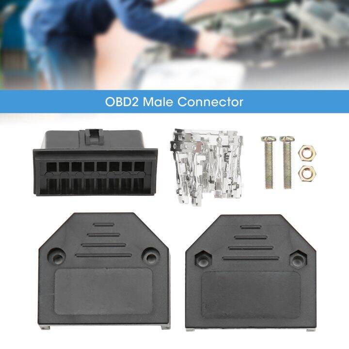 OBD Male Connect Universal OBD2 Male Connector for Code Reader for Car