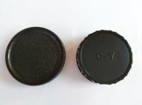 New Product 1 Pairs Camera Body Cap + Rear Lens Cap For Contax Yashica C/Y CY C-Y Mount DSLR SLR