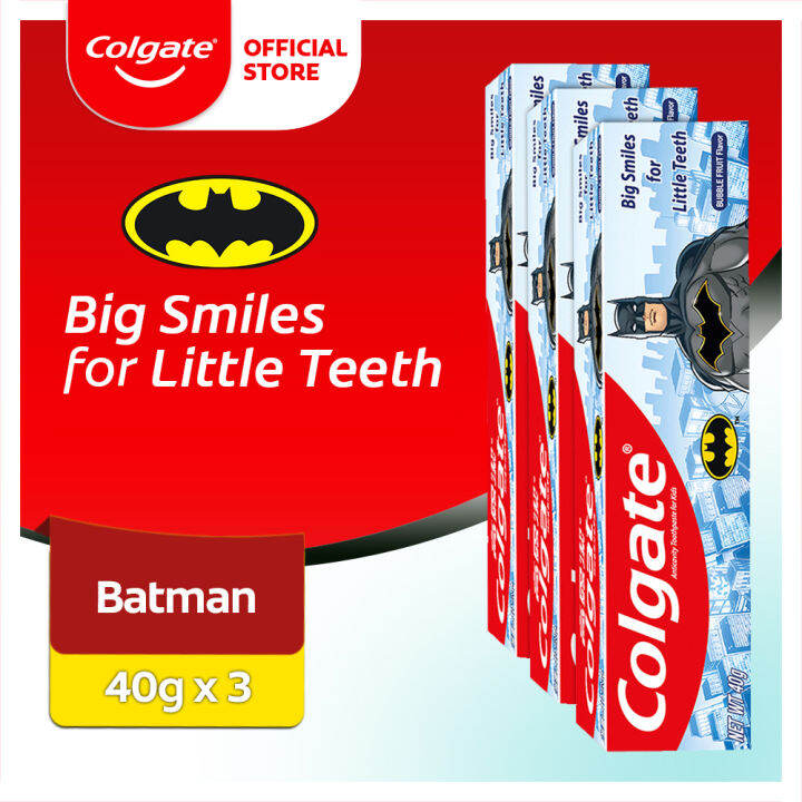 Colgate Batman Kids Toothpaste 40g Pack of 3 | Lazada PH