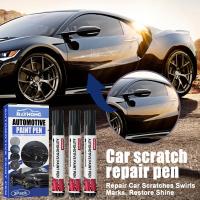 3Pcs Car Paint Scratch Repair Pen Auto Touchs Up Pen For Car Scratch Waterproof Auto Paint Care Remover Pen Black White For Car Pens