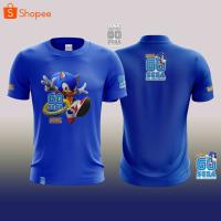 （Can Customizable）[GRAPHIC] T-Shirt SONIC 60th Anniversary multi colour（Adult and Childrens Sizes）