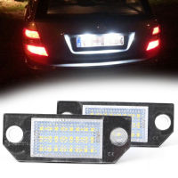 For Ford Focus C-MAX 03-07 &amp; MK2 2003-2008 Car LED license Number Plate Light Lamp Lighting Indicators Accessories CE 2PCS