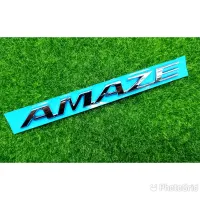 โลโก้ AMAZE สีเงิน สำหรับติดท้ายรถ