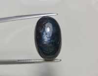 ไพลิน (Blue Sapphire) ออสเตรเลีย เผาเก่า น้ำหนัก 19.22 ct. ขนาด 11.4*7.5*18 mm. พลอยแท้ 100% เนื้อดี ราคาถูก