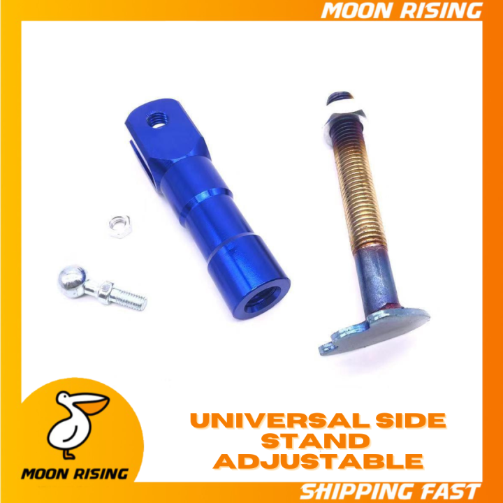 UNIVERSAL SIDE STAND ADJUSTABLE BLUE GOLD MOTORCYCLE MOONRISING Lazada PH