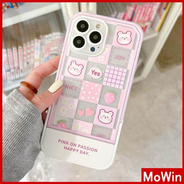 เข้ากันได้สำหรับ-เคสไอโฟน-เคสไอโฟน11-เคสโทรศัพท์-iphone-13-pro-max-เคส-iphone-อะคริลิคที่มองไม่เห็นพับขาตั้งซิลิโคนนุ่มเคสถุงลมนิรภัยกันกระแทกฝาครอบกล้องหมีการ์ตูนน่ารักสำหรับ-iphone-11-pro-max-13-pro