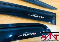 กันสาด  REVO2015-2022 แคป/4 ประตู สีดำเข้ม ตัวถูก