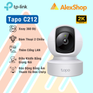 Có Cổng Lan Camera WiFi Tapo C212 Phân Giải 3M, Xoay 360 Độ, Đàm Thoại 2