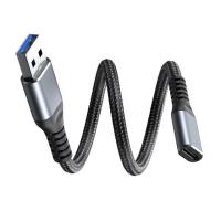 Usb 3.0ชายกับ Usb 3.1 Type C หญิงเคเบิ้ลอะแดปเตอร์ซิงค์ข้อมูลแปลงสำหรับ Samsung Macbook Usb Type A เพื่อพิมพ์ C อะแดปเตอร์