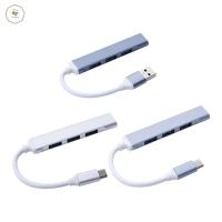 HESTING Mini สำหรับคอมพิวเตอร์เครื่องแยกอเนกประสงค์ดิจิตอล USB คอมพิวเตอร์กับ Type C 4ตัวแยกพอร์ต USB 3.0ฮับ USB อะแดปเตอร์ตัวแยก USB