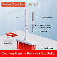 3 In 1 Multi-Purpose Keyboard Cleaning Brush Earbud Computer Keycap Puller