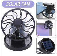 【YF】 Solar Electric Fan Portable Mini Hat Cap Wireless Clip-On Outdoor Handheld Desktop Office Air Cooler Camping