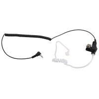 3.5mm Police Listen Only Acoustic Tube Earpiece with One Pair Medium Earmolds for Speaker Mics