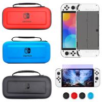 NEW for Nintendo Switch OLED Storage Bag Crystal Clear Case for Nintendoswitch OLED Console Anti-Blue Glass Film Accessories Cases Covers