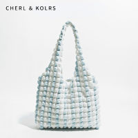 CHERL &amp; KOLRS กระเป๋ากระเป๋าทอร์ทเดินทางแบบฟองแฟชั่นบรรจุของได้มากสำหรับผู้หญิง