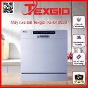 Máy Rửa Bát Texgio Tg-Dt2028 Rửa Sạch Sấy Khô Phù Hợp Với Bếp Có Không