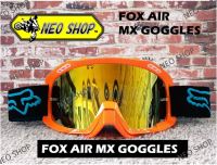 แว่นตาวิบากFOX / แว่นวิบาก FOX AIR สีส้มสด พร้อมถุงผ้า เลนส์ใส แผ่นเทียร์ออฟ MX Goggle FOX AIR for Motorcross(Color:Orange)