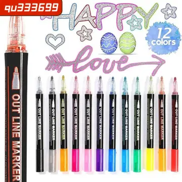 24-100 Colors Art Markers Set, Dual Tips Coloring Brush Fineliner Color  Marker Pens, Water Based Marker for Calligraphy Drawing Sketching Coloring