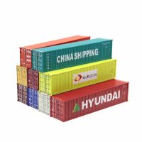 HO Scale Model Train Accessories 40 Feet Shipping Freight Container 1: 87 Cargo Box Railway Landscape Layout Diorama Kits