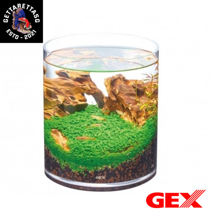 GEX Glass Aquarium Cylinder (Tank Only) | Lazada Singapore