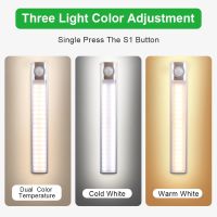 Motion Sensor Light Closet Light 160 LED Night Lights PIR Cabinet Backlight Cupboard Wardrobe Night Lamp For Kitchen Bedroom