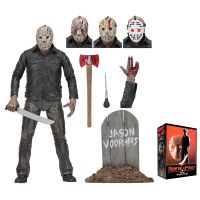 NECA Friday 1980หุ่นฟิกเกอร์เจสัน Voorhees 7 "PVC ของเล่นโมเดลสะสม