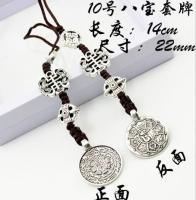 3pcs Eight Trigrams Mirror Amulet Tibetan Buddhism For Protection And Good Luck Pendant