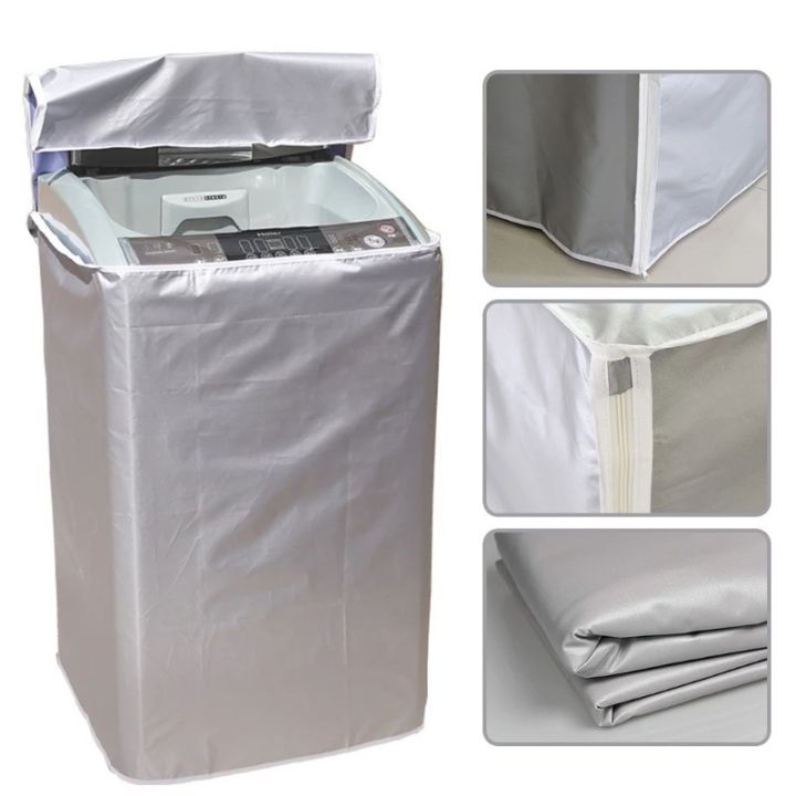 select-sea-พร้อมส่ง-ฝาครอบเครื่องซักผ้า-กันน้ำ-กันฝุ่น-กันแดด-เคส-protector-ผ้าคลุมเครื่องซักผ้าฝาบน-s-m-l-xl