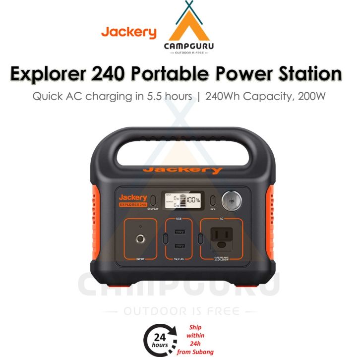 Jackery Explorer 240 Portable Power Station Lazada 7619