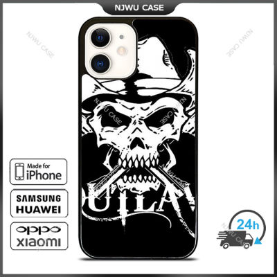 Outlaw Skull Phone Case for iPhone 14 Pro Max / iPhone 13 Pro Max / iPhone 12 Pro Max / XS Max / Samsung Galaxy Note 10 Plus / S22 Ultra / S21 Plus Anti-fall Protective Case Cover