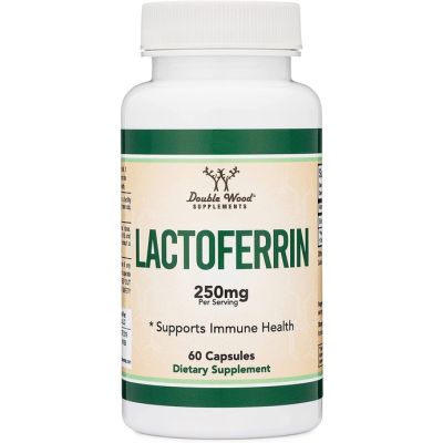 Double Wood Lactoferrin 250 mg. 60 Capsules