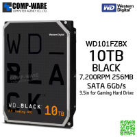 WD Black 10TB Performance Desktop Hard Disk Drive - 7200RPM SATA 6 Gb/s 256MB Cache 3.5 Inch - WD101FZBX - 5Y Warranty